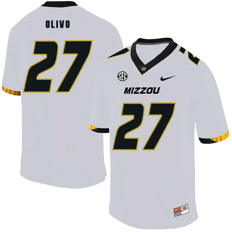 Missouri Tigers 27 Brock Olivo White Nike College Football Jersey Dzhi,We sell and wholesale Missouri Tigers 27 Brock Olivo White Nike College Football Jersey Dzhi on line form chian!